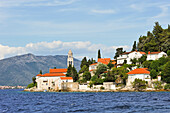 Zrnovska Banja, Dorf an der Nordküste, Insel Korcula, bei Dubrovnik, Dalmatien, Kroatien, Südosteuropa