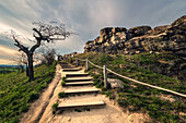 Teufelsmauer, Klippe, Felsen, Sagenhaft, Timmenrode, Blankenburg, Harz, Sachsen-Anhalt, Deutschland, Europa