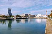  Bassin du Commerce with view of the rotated Alta Tower by the architectural firm Hamonic Masson 