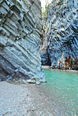  Alcantara-Schlucht, Castiglione di Sicilia, Sizilien, Italien 