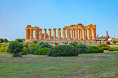  Tempel der Hera oder Tempel E, Archäologischer Park Selinunte, Selinunte, Bezirk Trapani, Sizilien, Italien 