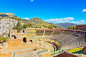 Griechisches Theater, Taormina, Sizilien, Italien