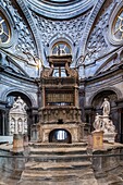 Chapel of the Holy Shroud (Cappella, della Sacra Sindone), Architectural project by Guarino Guarini, Torino, Piemonte, Italy