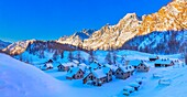 Dorf Crampiolo Val d'Ossola, Piemont, Italien