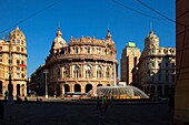 Piazza De Ferrari, Genova, Liguria, Italy