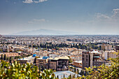 Aerial view of Shiraz city in the Fars Province of Iran.