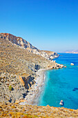 Katergo beach, Folegandros Island, Cyclades Islands, Greece