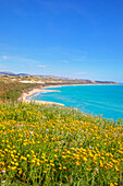 Eraclea Minoa beach, top view, Cattolica Eraclea, Agrigento district, Sicily, Italy