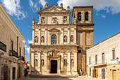  Chiesa Matrice von Mesagne (auch Mutterkirche genannt) in Mesagne, Apulien, Italien. 