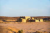  Qasr (oder Qusayr) Amra am Rande der Route 40, eines der „Schlösser der Wüste“, Weltkulturerbe der UNESCO, Jordanien, Naher Osten, südliche Levante, Westasien 