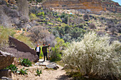  Spaziergang durch das Dorf Dana, Dana-Biosphärenreservat, Jordanien, Naher Osten, südliche Levante, Westasien 