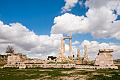 Der Herkulestempel in der Zitadelle von Amman (Jabal al-Qal'a), historische Stätte auf einem Hügel von Amman, Jordanien, Naher Osten, südliche Levante, Westasien