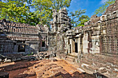  Ruinen des alten Banteay Kdei-Tempels. Archäologischer Park Angkor, Provinz Siem Reap, Kambodscha. 