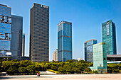 High-rise buildings near the Civic Center in Shenzhen, Guangdong Province, China.