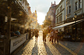 Street Scene,  Restaurants, Pilsen, Czech Republic