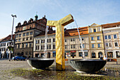 Golden Spring, Imperial House, Republic Square, Pilsen, Czech Republic