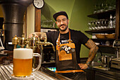 Draft Beer, Bartender, Pivovarský šenk Na Parkánu, Restaurant Senk Na Parkanu, Pilsen, Czech Republic