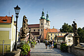  Brückentorbrücke, Most gotycki nad Mlynowka Neiße, Klodzko, Glatz, Niederschlesien, Polen 