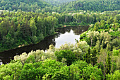 Gauja River,around Sigulda,Gauja National park,Vidzeme Region,Latvia,Baltic region,Northern Europe