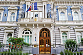 Art Nouveau facade,Old Town,Riga,Latvia,Baltic region,Northern Europe