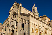 Matera Kathedrale in den Sassi di Matera, dem historischen Zentrum von Matera, Basilikata, Italien.