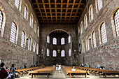  Interior view, Basilica of Constantine, UNESCO World Heritage Site, Trier, Moselle, Rhineland-Palatinate, Germany 