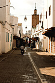  Street photography of the Medina, the old central market place of Rabat, in Morocco. 