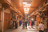  Street photography of the Medina, the old central market place of Rabat, in Morocco. 