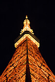 Tokio Tower in der Nacht, Tokio, Japan