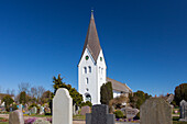 St. Clemens Kirche, Nebel, Insel Amrum, Nordfriesland, Schleswig-Holstein, Deutschland