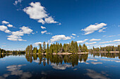  Vaesterdalaelven river in spring, Dalarna, Sweden 