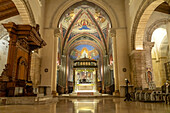  Altar of the Cathedral of Nardò or Cathedral Basilica of the Assumption of Mary in Nardo, Apulia, Italy, Europe 