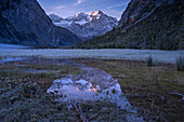 Herbstmorgen im Karwendel, Hinterriß, Karwendel, Tirol, Österreich, Europa