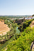  Town of Arcos de la Frontera above the river Guadalete in the province of Andalusia, Spain 