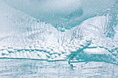  Details of an ice floe, Waggonwaybreen, Magdalenefjord, Svalbard, Norway 