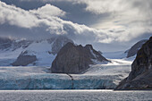 Gletscher Samarinbreen, Hornsund, Spitzbergen, Norwegen