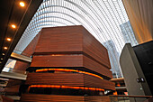 Kimmel Center for the Performing Arts (architect Rafael Vinoly), 300 South Broad Street at the corner of Spruce Street, Philadelphia, Commonwealth  of Pennsylvania,Northeastern  United States,