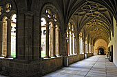 cloister of the ancient Dominican monastery of the 16th century housing the San Telmo Museum, San Sebastian, Bay of Biscay, province of Gipuzkoa, Basque Country, Spain,Europe