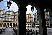  Plaza De La Constitucion, Altstadt, San Sebastian, Golf von Biskaya, Provinz Gipuzkoa, Baskenland, Spanien, Europa 