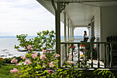 villa on the Saint-Lawrence River bank,Kamouraska,Bas-Saint-Laurent region,Quebec province,Canada,North America