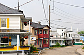 street of Baie -Saint-Paul city of Charlevoix County,Province of Quebec,Canada,North America