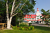 Tadoussac hotel,Cote-Nord region,Province of Quebec,Canada,North America