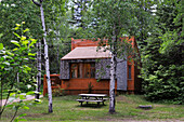 chalet in Saguenay National Park,Riviere-eternite district,Province of Quebec,Canada,North America