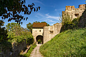 Die Ruine Küssaburg in Küssenberg, Baden-Württemberg, Deutschland