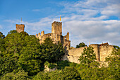 Die Ruine der Burg Rötteln in Lörrach, Baden-Württemberg, Deutschland