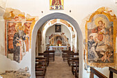  Frescoes in the church Chiesa di Santa Marina in Muro Leccese, Apulia, Italy, Europe 