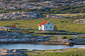  Wooden hut on the Schaerenkueste, Ramsvik, Bohuslaen. Sweden 