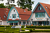  Typical bathing architecture, Boltenhagen, Mecklenburg-Vorpommern, Germany 