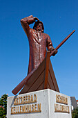  Statue on the promenade, Kellenhusen, Schleswig-Holstein, Germany 