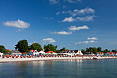 Strandkörbe am Strand, Kellenhusen, Schleswig-Holstein, Deutschland